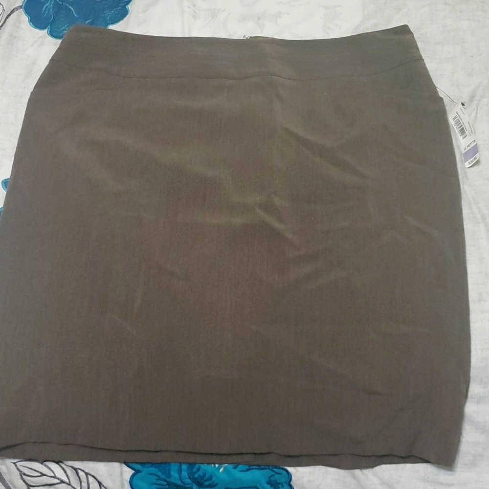 Espresso heather skirt sz 12p